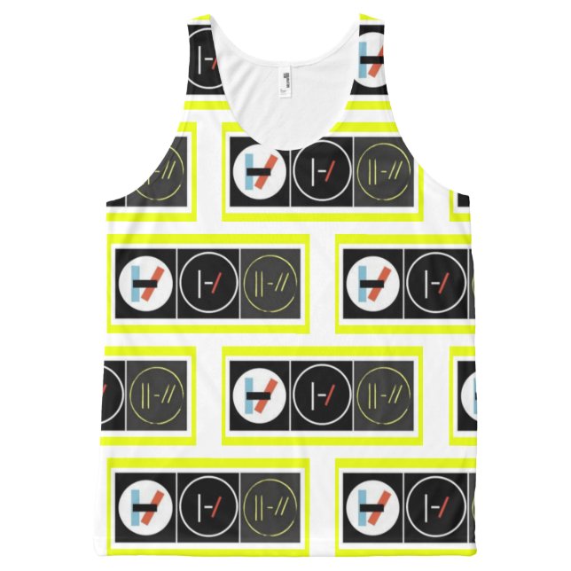 Heart of Gold All-Over Print Singlet (Front)