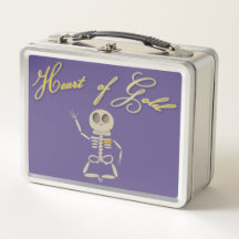 Heart of Gold Metal Lunchbox