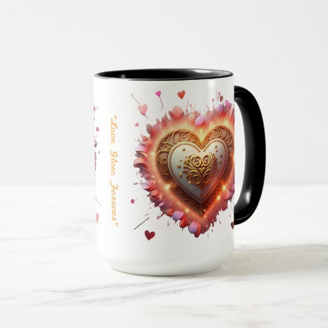 "Heart of Gold" Mug (Front Right)