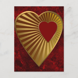 Heart Of Gold Postcard