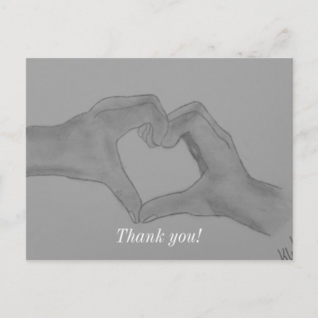 Heart Of Hands Postcard (Front)