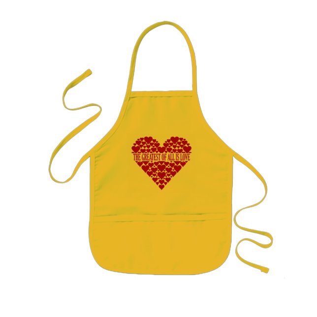 Heart of Hearts apron – choose style, colour (Front)