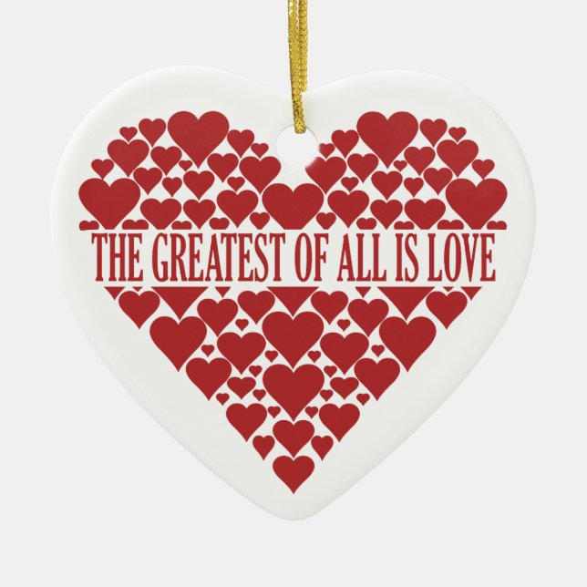 Heart of Hearts custom ornament (Front)