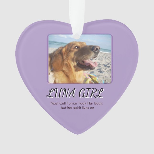 Heart of Her Living Spirit Ornament (Front)