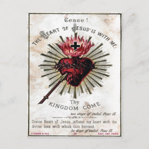 Heart Of Jesus Postcard