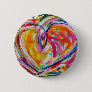 Heart of Joy Button or Pin