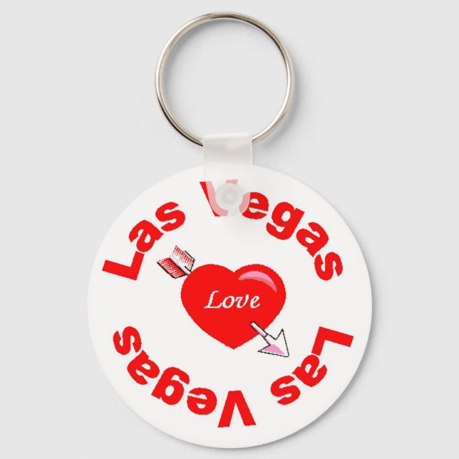 Heart of Las Vegas Keychain (Front)