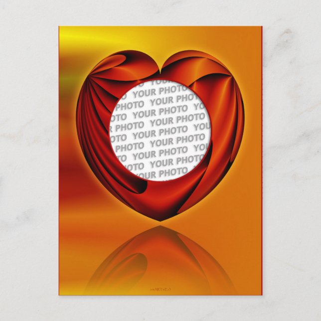 Heart Of Life - template Postcard (Front)