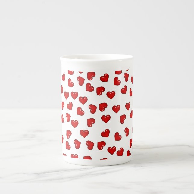 Heart of love bone china mug (Front)