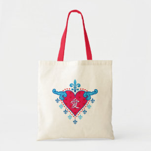 Heart of Love (Chinese) Tote Bag