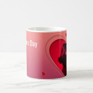 Heart Of Love-Romantic Coupe Holding Hands Design Coffee Mug