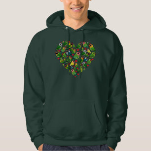 Heart of Lovebirds Hoodie
