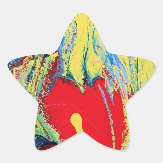 HEART OF MARBLE STAR STICKER (Front)