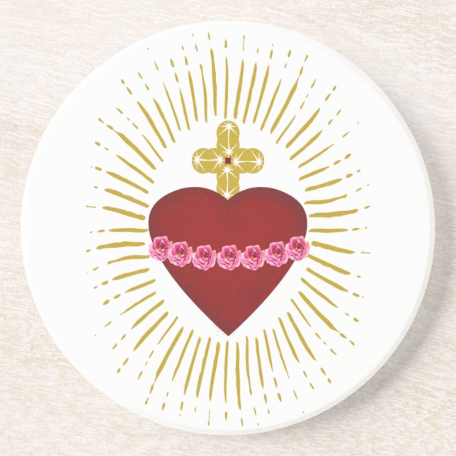 Heart of Mary Coaster (Front)