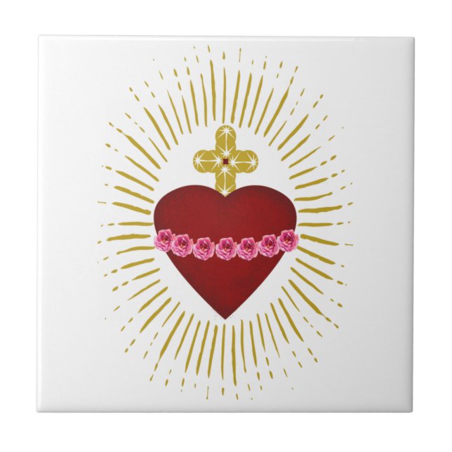 Heart of Mary Tile (Front)