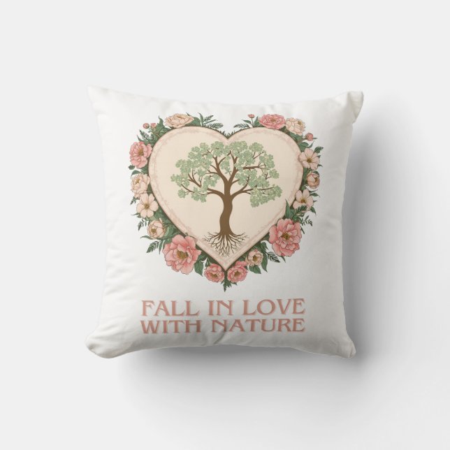 Heart of Nature’s Love Cushion (Front)
