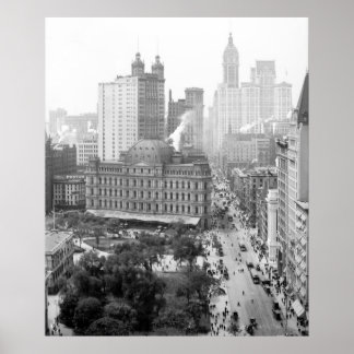 Heart of New York City: 1908 Poster
