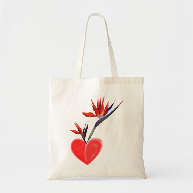 Heart Of Paradise Budget Tote Bag (Front)