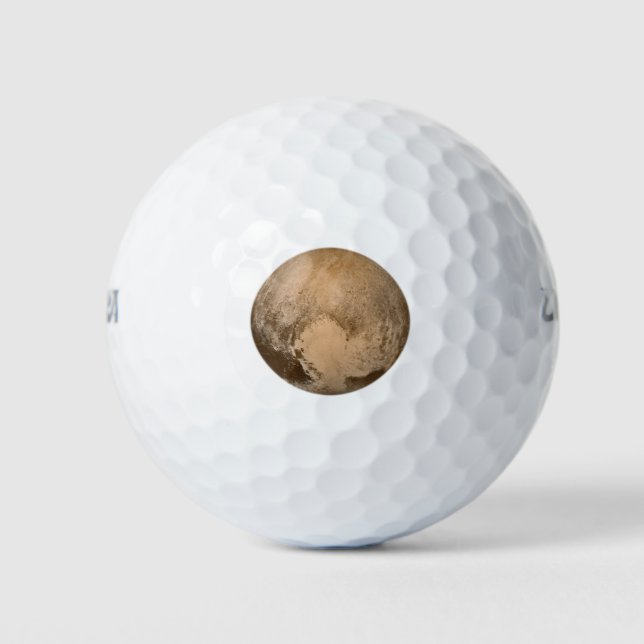 Heart of Pluto Golf Balls (Front)