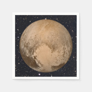 Heart of Pluto Starry Sky Napkin