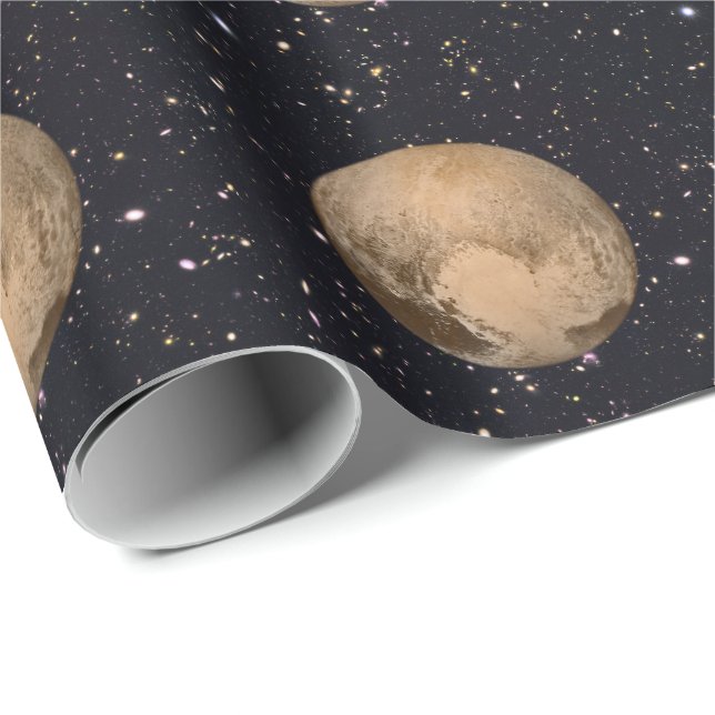 Heart of Pluto Starry Sky Wrapping Paper (Roll Corner)