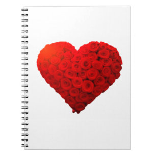HEART OF ROSES NOTEBOOK