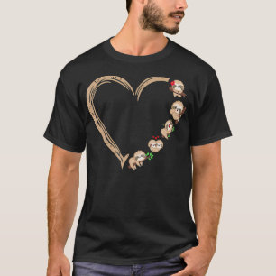 Heart of Sloths lazy cute Sloth T-Shirt