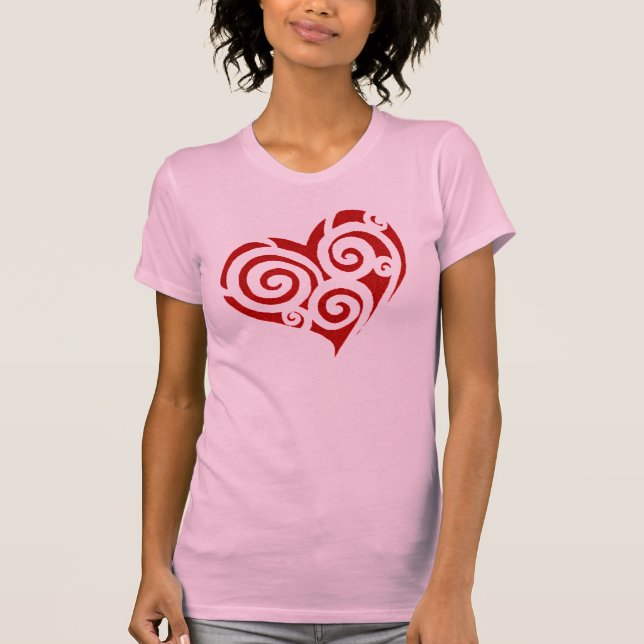 Heart of Spirals, "Crazy Love" T-Shirt (Front)