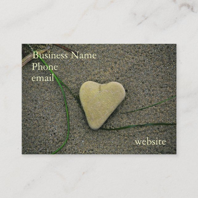 Heart of Stone business card-Customise it! Business Card (Front)