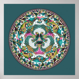 Heart of Surrender Mandala 13 Poster