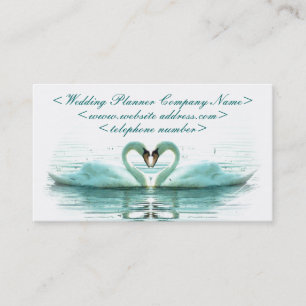 Heart of Swans Wedding Planner Business Card