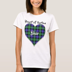 Heart of Tartan Clan Blair Plaid T-Shirt