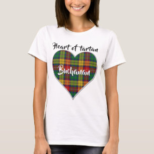 Heart of Tartan Clan Buchanan Plaid T-Shirt