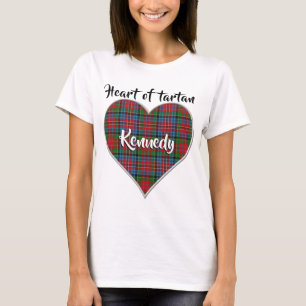 Heart of Tartan Clan Kidd Plaid T-Shirt
