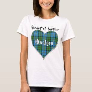 Heart of Tartan Clan MacLeod of Harris Plaid T-Shirt