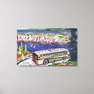 Heart of the Evergreen Playground Canvas Print