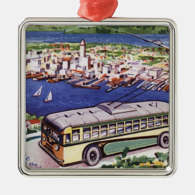 Heart of the Evergreen Playground Metal Tree Decoration (Front)