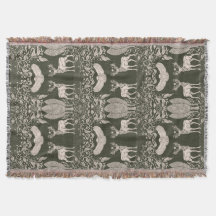 Heart of the Forest Throw Blanket