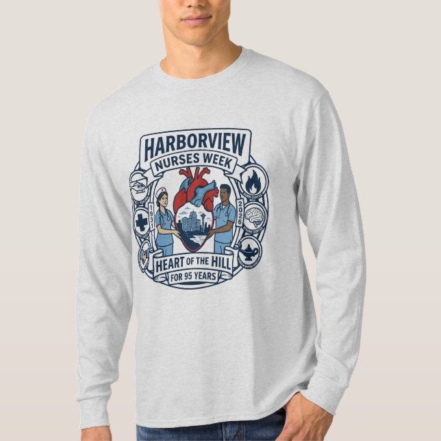 Heart of the Hill Long Sleeve (Design A) T-Shirt (Front)