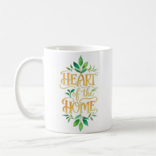 Heart of the Home   Personalised Name Mug