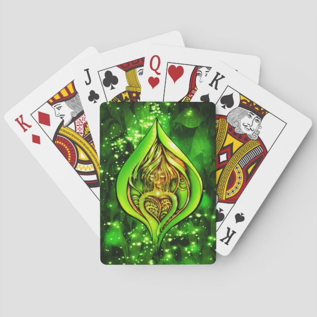 Heart of the Jungle Playing Cards (Back)