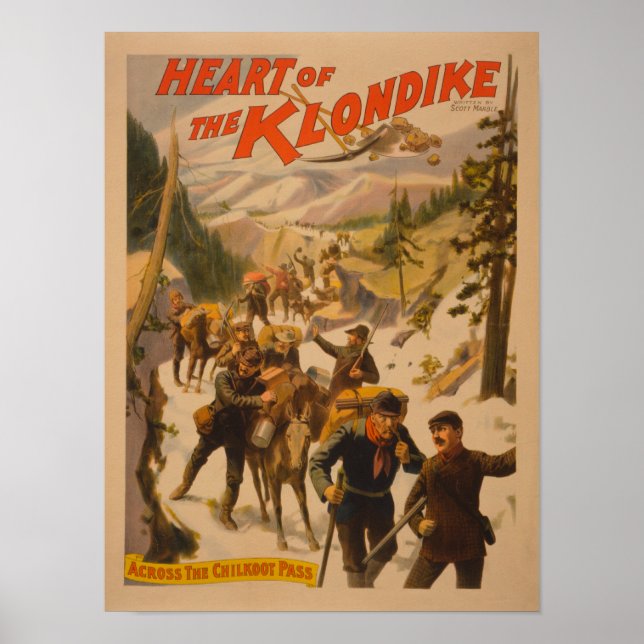 Heart of the Klondike - Across Chilkoot Pass Poster (Front)