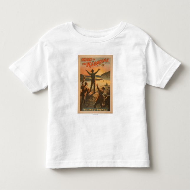 Heart of the Klondike "Land of Promise" Mining Toddler T-Shirt (Front)