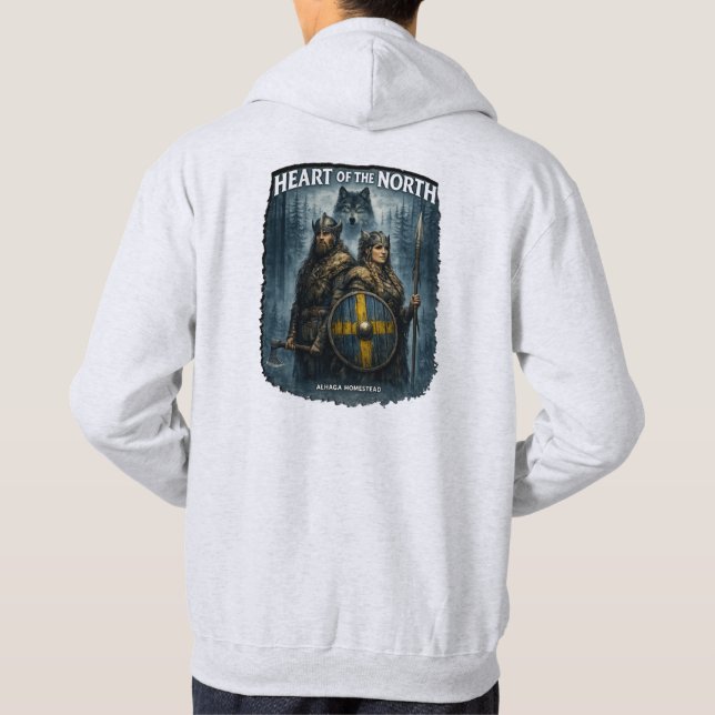  Heart of the North Hoodie (Back)