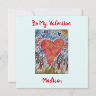 Heart of the Planet Flat Valentine Card