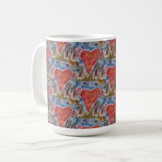 Heart of the Planet Mug (Front Left)