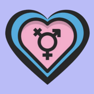 Heart of Trans Pride Sticker