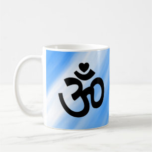 Heart Om Sign - Mug for Yoga Lovers