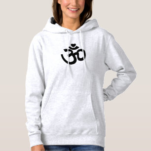 Heart Om Sign - Yoga Hoodie for Women