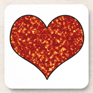 Heart on Fire Coaster